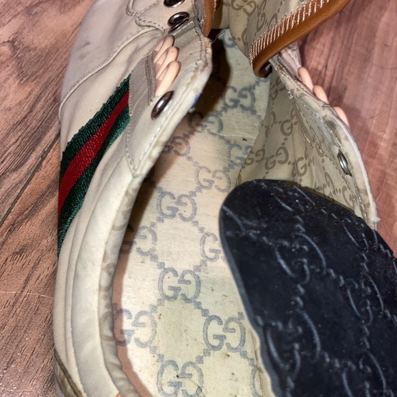 Gucci Classic men’s sneaker LEFT SHOE ONLY Logo GG luxury - Picture 14 of 16